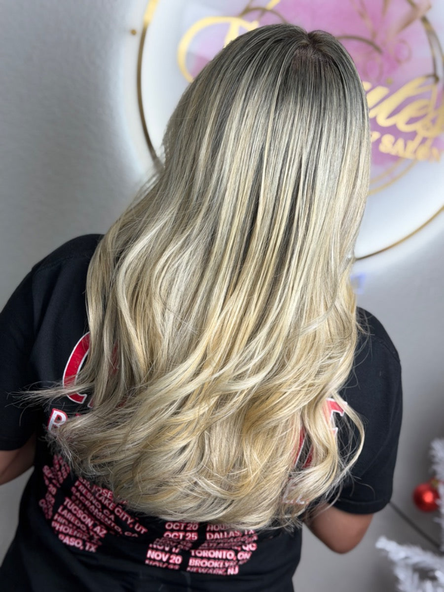 Full Blonde Balayage