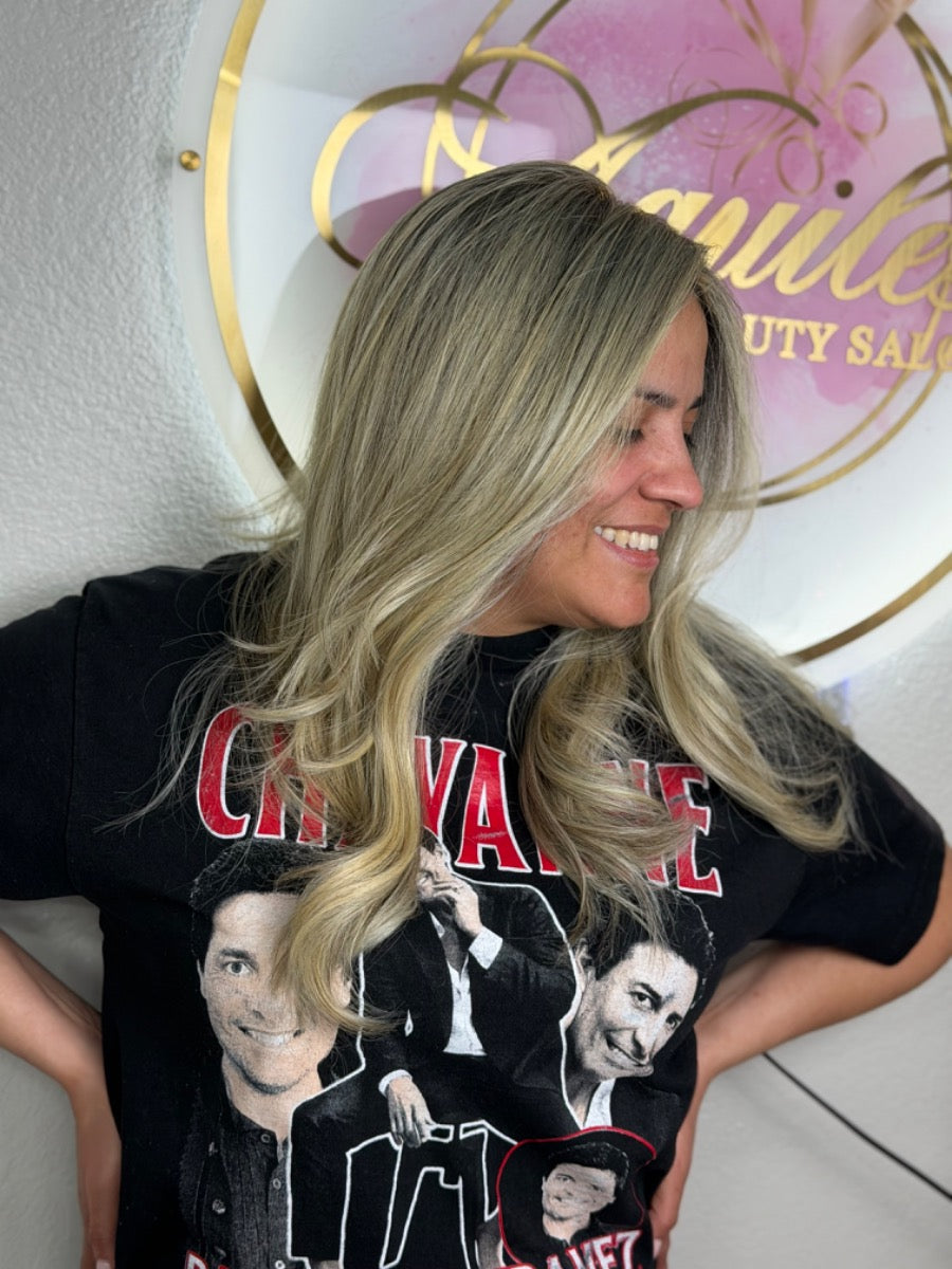 Full Blonde Balayage